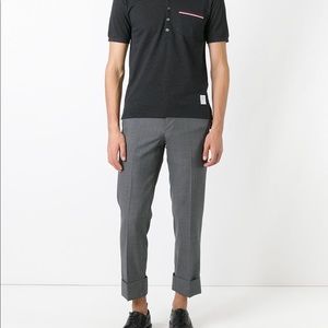 Thom Browne  Rwb Pocket Trim Piqué Polo (Size:5)